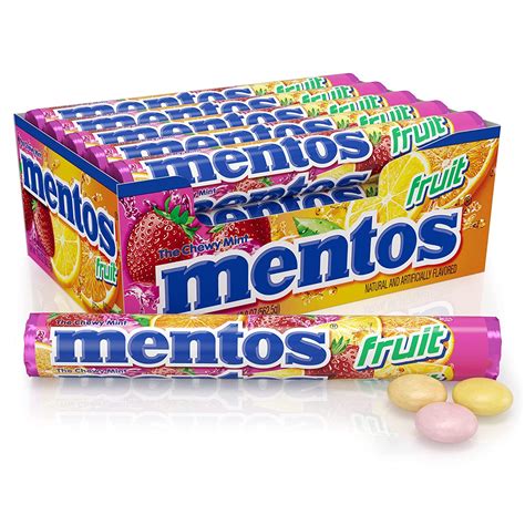 Mentos Fruit Fruity Dragees Chewy Sweets