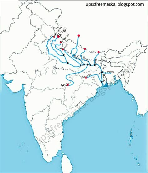 River Ganga In India Map Best Map Of Middle Earth