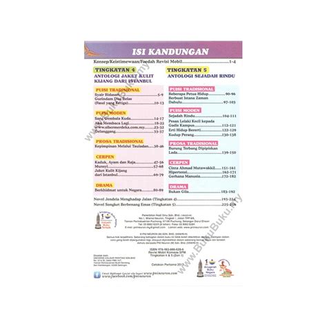 Nota novel tingkatan 2 2016. Contoh Soalan Komsas Spm - Contoh 408