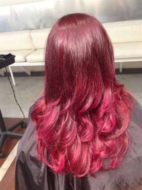 Red Ombré Long Hair Styles Hair Styles Red Ombre