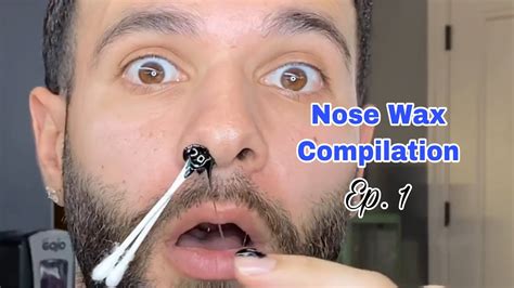 Barber Does Nose Waxing Compilation On Clients Ep1 Painful Or Nah