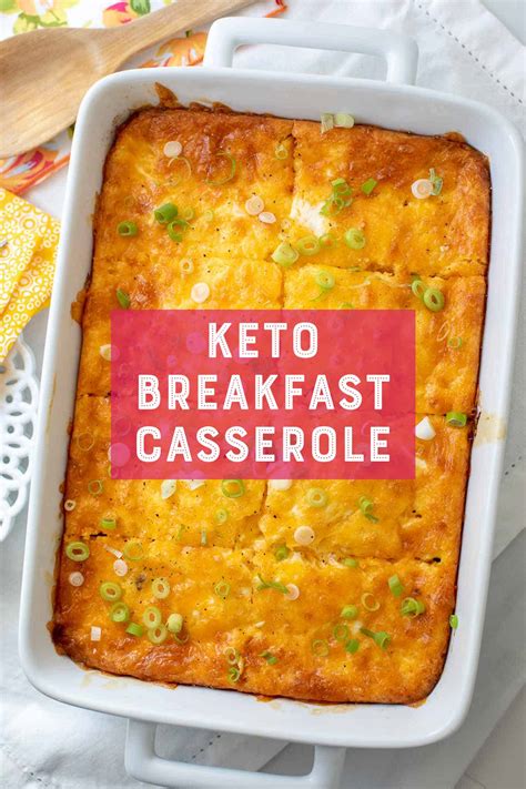 Keto Breakfast Casserole With Sausage And Eggs Low Carb