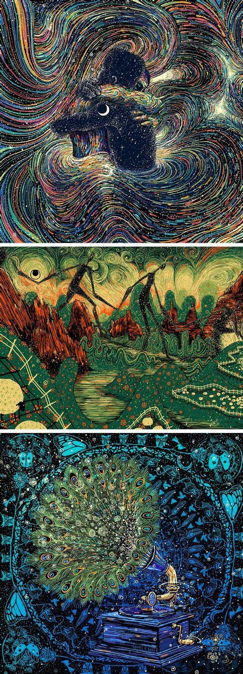 New Swirling Psychedelic Illustrations By James R Eads — Colossal