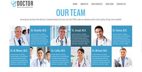 It facilitates to make html5 responsive( mobile friendly ) web template in a short time as it provides many prebuilt components.it is compatible with latest popular browsers like google chrome, firefox, internet explorer, microsoft edge, opera, and safari. Free Bootstrap Doctors Organisation Template | Responsive ...