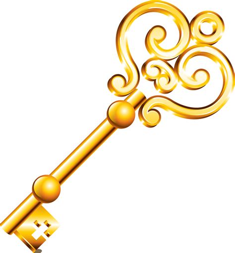 Golden Key Png Png Image Collection