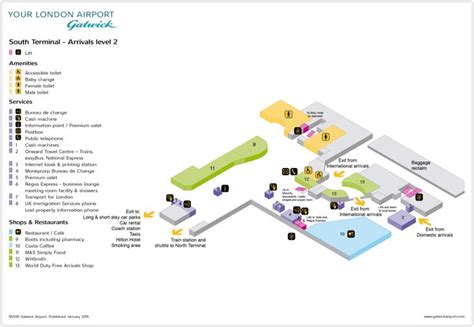 Gatwick Airportlgw Terminal Maps Shops Restaurants Food Court 2022