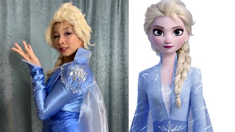How To Make Diy Elsa Cosplay From Frozen 2 Youtube