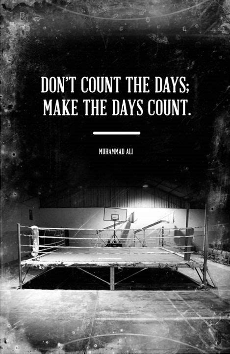 Canvas Quote Art Dont Count The Days Make The Days Count