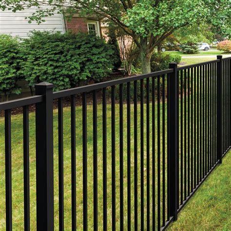 Wayside State Line Of Aluminum Fence 4 Ft H X 6 Ft W Texas Metal
