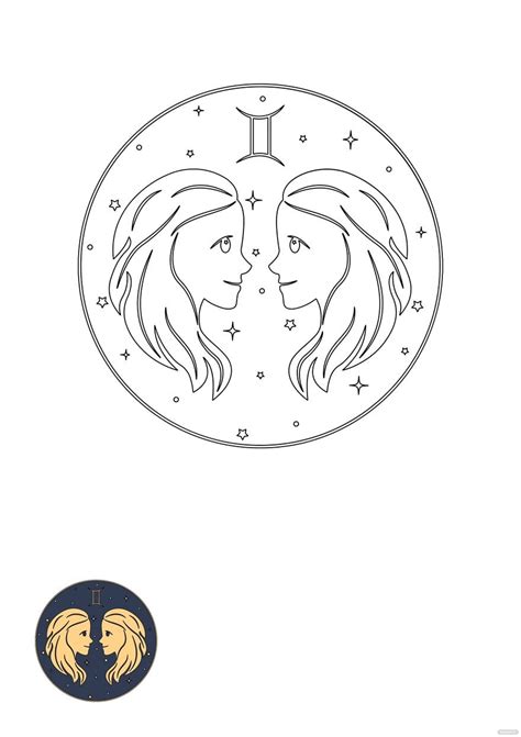 Coloring Pages Of Gemini Pictures