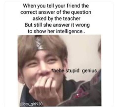 Pin By Sara Koci On BTS MEMES Bts Memes Genius Teacher