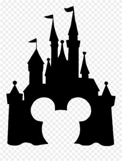 Disney Sticker Disney Castle Silhouette Clipart 3420406 Is A