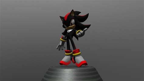 Sonic Generations Shadow The Hedgehog Statue Download Free 3d Model