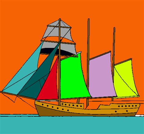 Png supports three main types of raster images: Dibujo de Velero de tres mástiles pintado por Coscu en ...