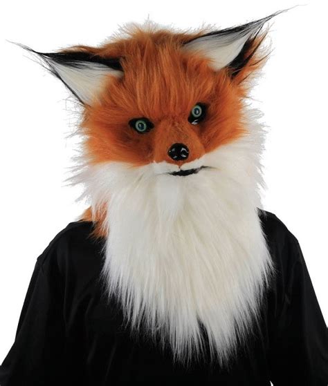 Adult Plush Fox Mask