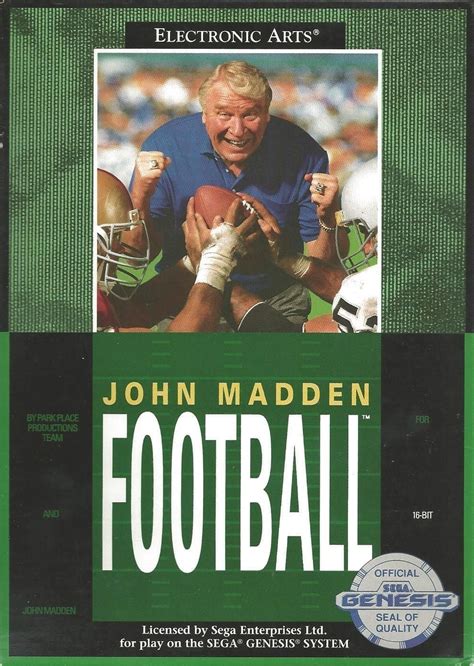 John Madden Football Box Shot For Genesis Gamefaqs