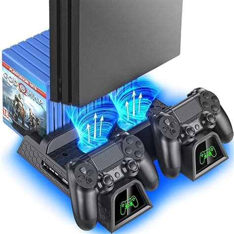 Dobe Ps4ps4 Slimps4 Pro Cooler Multifunctional Vertical Cooling