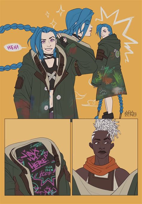 Jinx Ekko And Firelight Ekko League Of Legends And More Drawn By
