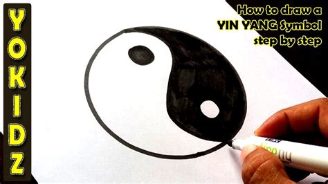 How To Draw A Yin Yang Symbol Step By Step Youtube