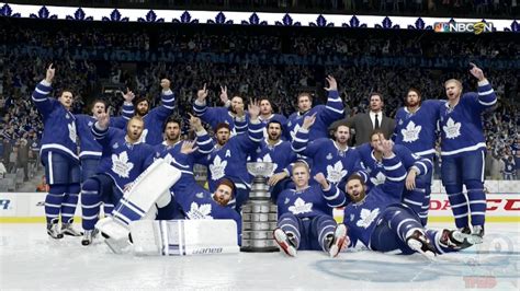 Nhl 17 Toronto Maple Leafs Stanley Cup Championship Celebration Youtube
