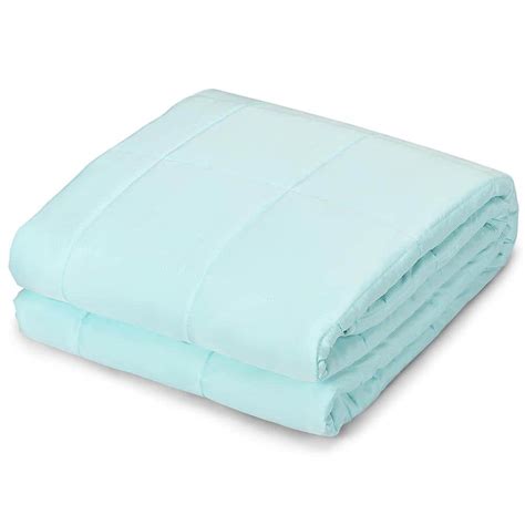 Gymax 10 Lbs 41 In X 60 In Cooling Weighted Blanket Luxury Cooler