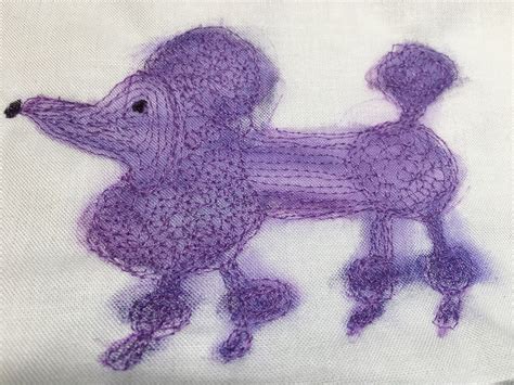 Purple Poodle Postcard Its A Long Story