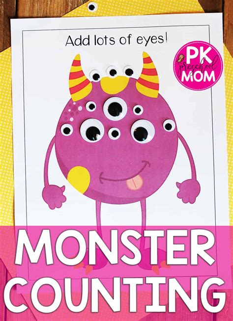 Monster Preschool Printables Preschool Mom