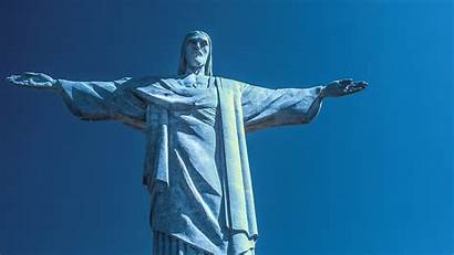 Christ Rio Redeemer Statue Janeiro Pc Paintings