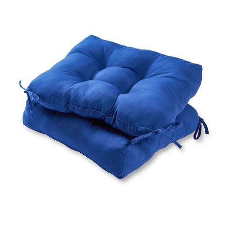 Square chair cushion thick floor pillow tufted tatami seat pad. Greendale Home Fashions Solid Marine Square Tufted Outdoor ...