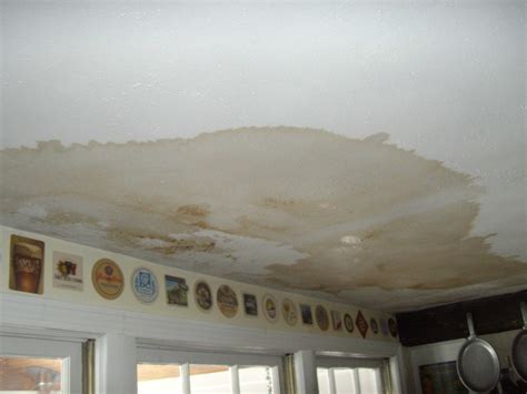A concealed leak was to blame for the damage caused to beatrice's kitchen, but customer not 'reasonably aware' of leak or damage to prevent floor collapse. Flora Brothers Painting - How to Repair Ceiling Stains ...