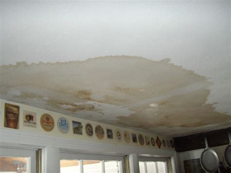 The problem is also hard to spot unless the leak is too severe that it. How to Repair Ceiling Stains & Water Damage - Flora ...
