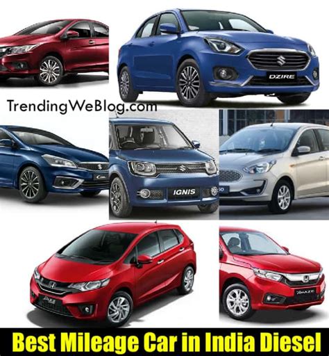 Best Mileage Car In India Top 10 Most Fuel Efficient Car In India