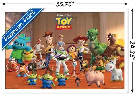 Disney Pixar Toy Story 4 Collage Poster Ebay