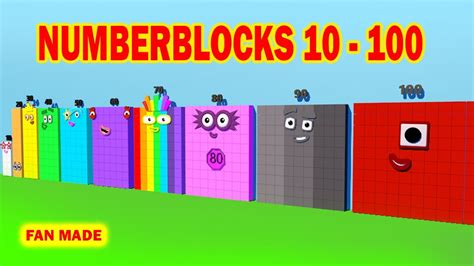 Numberblocks Magnetic Set To 100 And Multiplication Free Preschool