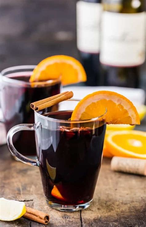 Mulled Wine Recipe Holiday Spiced Wine Recipe The Cookie Rookie