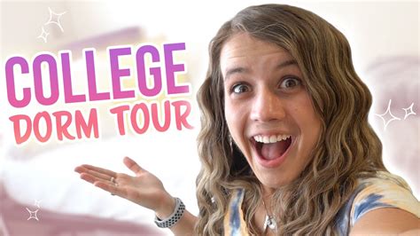 college dorm tour freshman move in youtube
