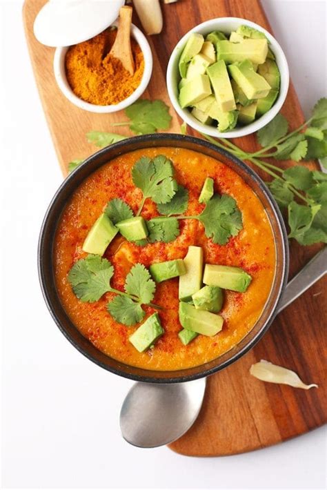 Red Lentil Curry Soup Vegan And Gluten Free My Darling Vegan