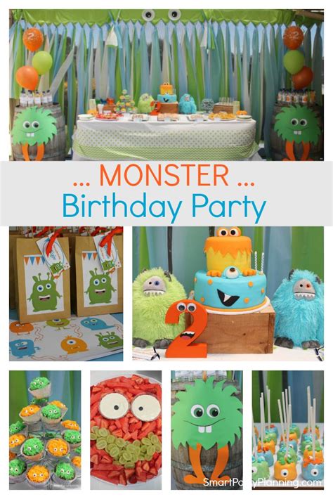 Easy Little Monster Birthday Party The Kids Will Love