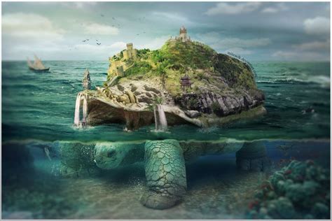 Milicaclk Milica Čeliković Deviantart Turtle Art Island Artwork