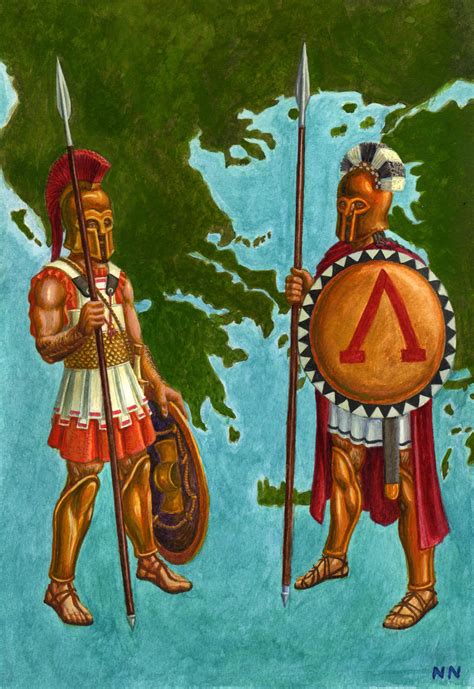 Athens Vs Sparta By Art History On Deviantart
