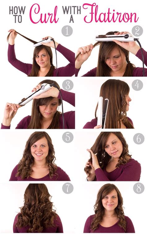 Curl Your Hair With A Flat Iron. It Works A Lot Better. | How to curl