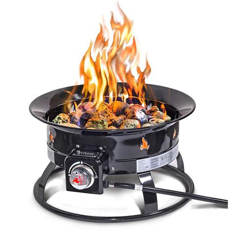 Camping fire pit with carry bag : Outland Firebowl 893 Deluxe Outdoor Portable Propane Gas ...
