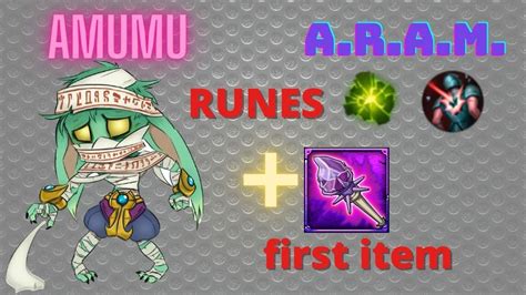 Amumu League Of Legends Amumu ARAM Really Strong Build Need Nerf YouTube