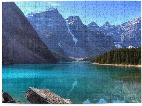Jigsaw Puzzles Moraine Lake Glacial Lake Banff Canada