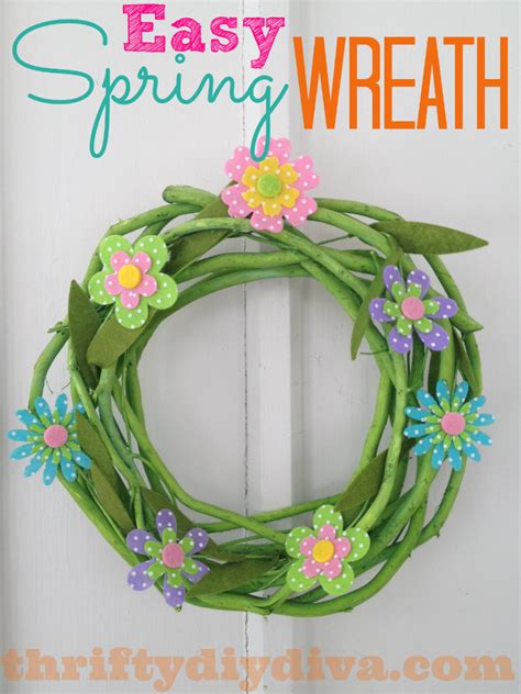 Easy Diy Spring Wreath Craft