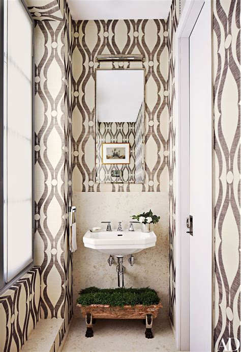 33 Inspiring Rooms With Wallpaper Powder Room Design Bathroom Design