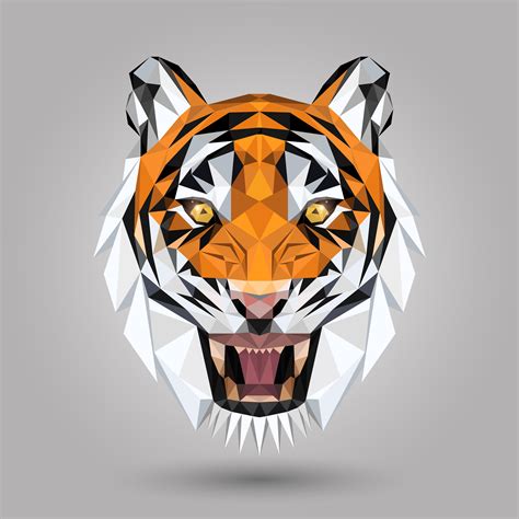 Geometric Tiger Wallpapers 4k Hd Geometric Tiger Backgrounds On