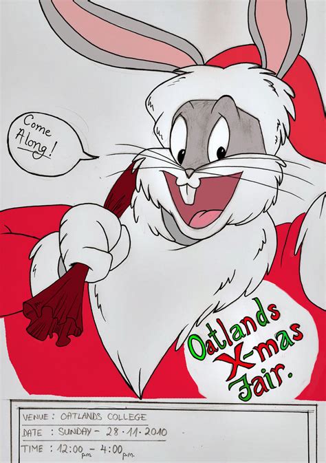 Bugs Bunny Christmas Poster By Finnarts On Deviantart