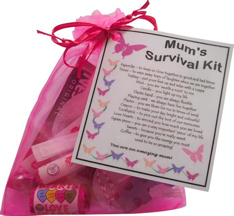 Mothers Day Survival Kit Fun Novelty T