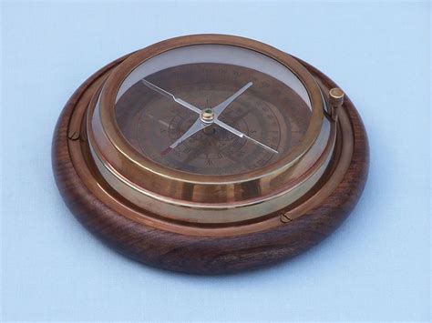 wholesale antique brass directional desktop compass 6in sealife decor